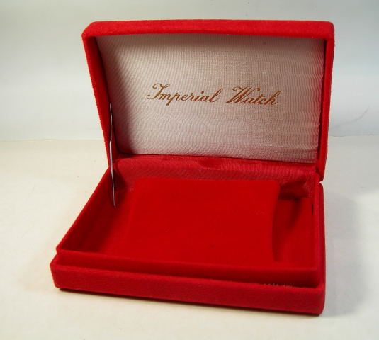 IMPERIAL WATCH scatola anni '50 per orologi da uomo