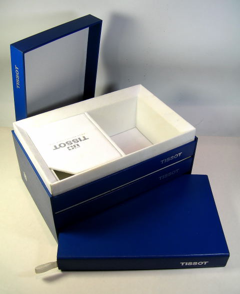 TISSOT box made for the 150th anniversary of the maison - containing commemorative book with the history of Tissot - NEW with box cover