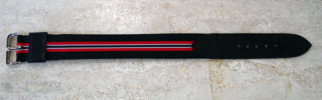 cinturino NATO a righe originale anni '60 - da 20mm