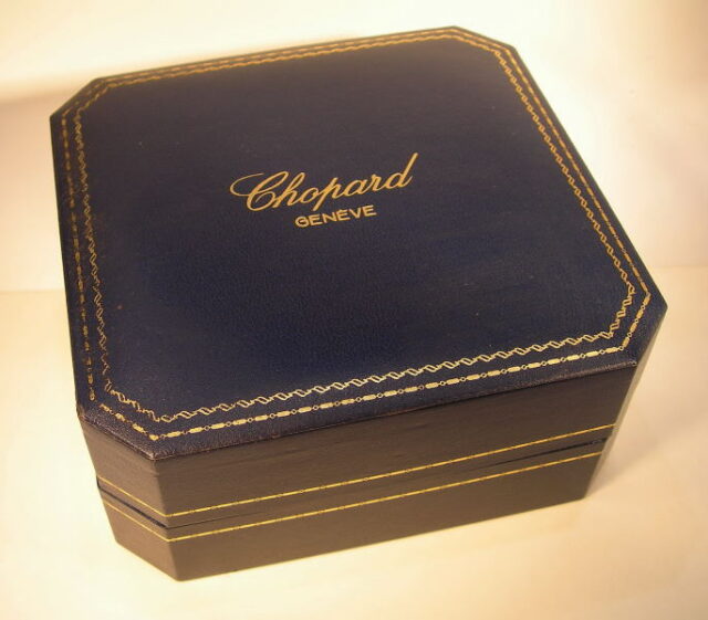 ( SOLD ) CHOPARD box for men's watches - modern production - exceptional storage conditions