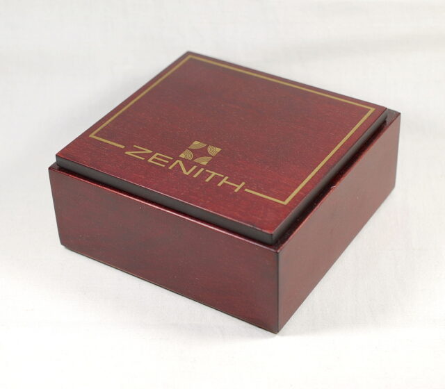 ( RESERVED ) ZENITH box for EL PRIMERO chronographs from the 80s / 90s - NEW STOCK with box cover