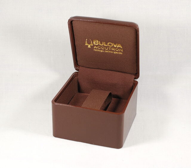 BULOVA ACCUTRON - box for men's watches - NEW OLD STOCK from 70s