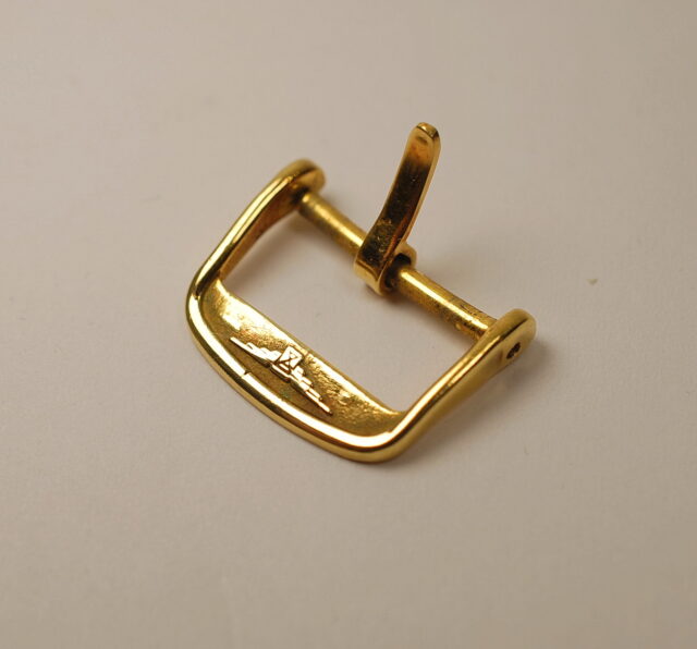 LONGINES rare original 18k yellow gold buckle (750/°°) - 16mm handle - presumably from the 1990s