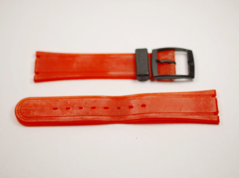 TISSOT original red plastic strap for TISSOT TWO TIMER LCD reference 372661PX
