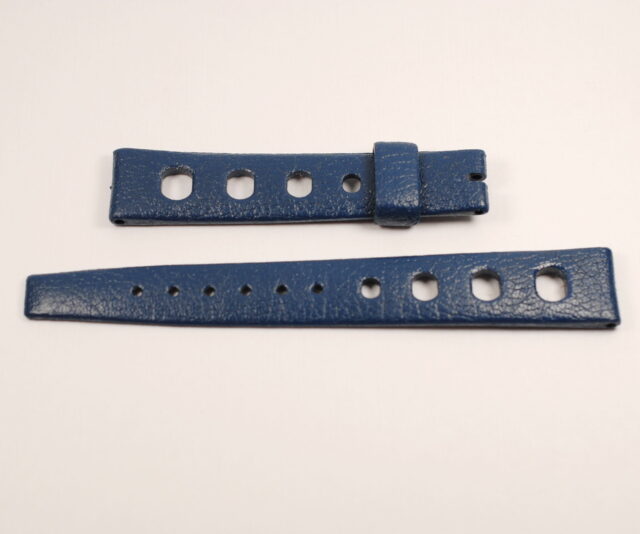 TROPIC SPORT blue rubber strap with large holes - 16mm lug - NEW IN STOCK from the 70s