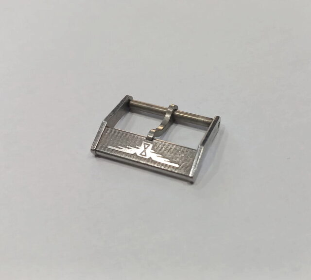 LONGINES steel buckle - 18mm handle - New Old Stock from the 70s
