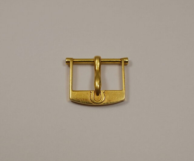 ( SOLD IN SWISS ) OMEGA original buckle in 18k yellow gold (750/°°) - 14mm internal handle - presumably from the 80s / 90s