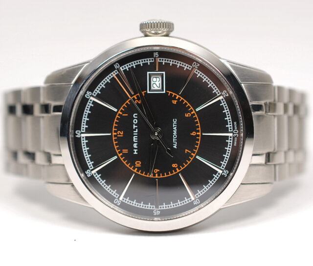 ( VENDUTO IN ITALIA ) HAMILTON ” AMERICAN CLASSSIC RAILROAD” automatic, referenza H40555131 / H405550 - produzione contemporanea