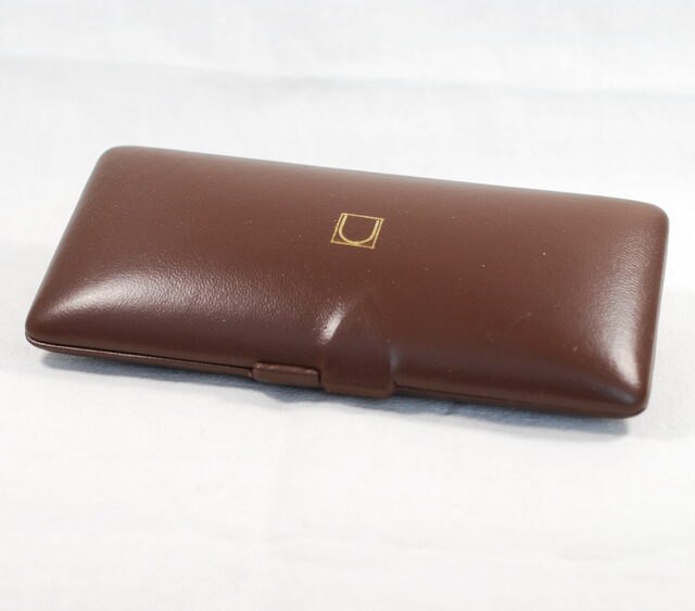 UNIVERSAL GENEVE installment box for classic men's watches, old stock from the 1960s.