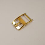 OMEGA yellow gold plated buckle, 14 mm internal lug - original from the 70s