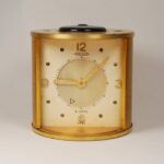 JAEGER LE COULTRE "MEMOVOX" sveglietta da tavolo o da viaggio ad 8 giorni di carica, con allarme, prodotta presumibilmente negli anni '60